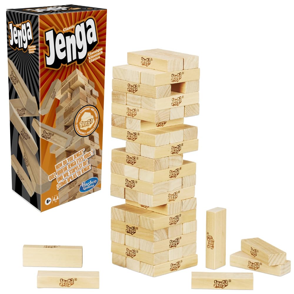 Classic 2 in 1 Jenga Wooden Stalking Tower