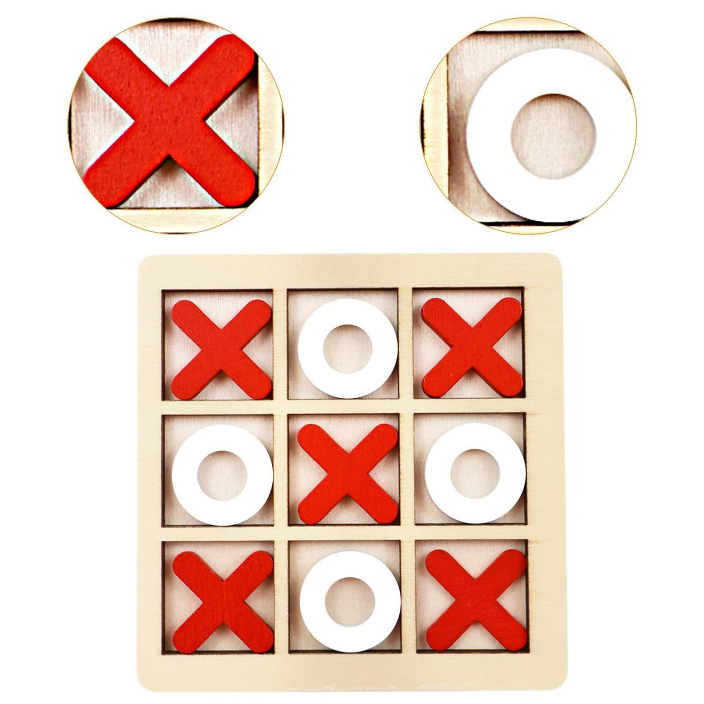 Tic Tac Wooden Game Small