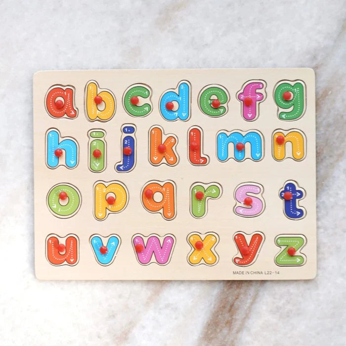 Wooden Small Alphabet Learning Board