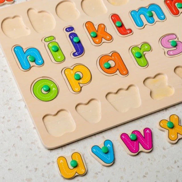 Wooden Small Alphabet Learning Board