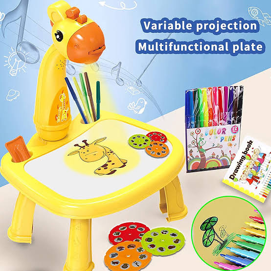 Kids LED Projector Drawing Table