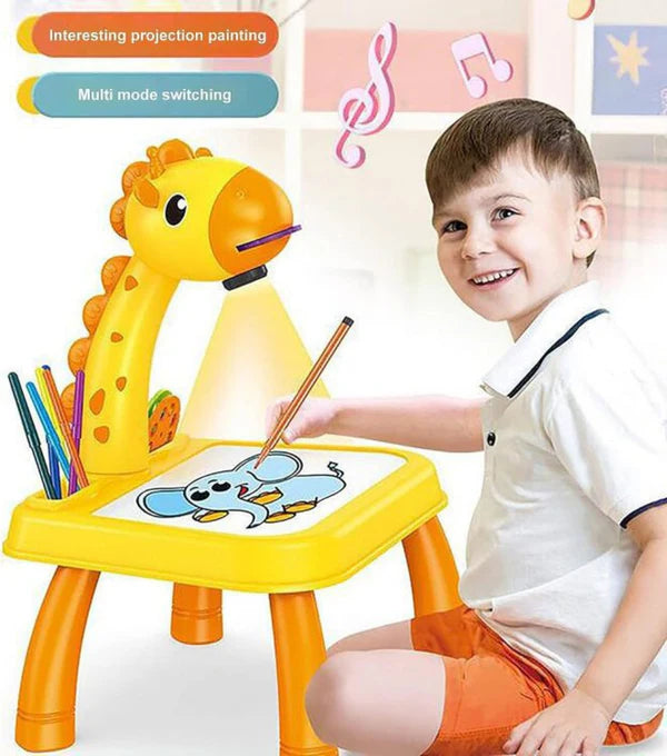 Kids LED Projector Drawing Table