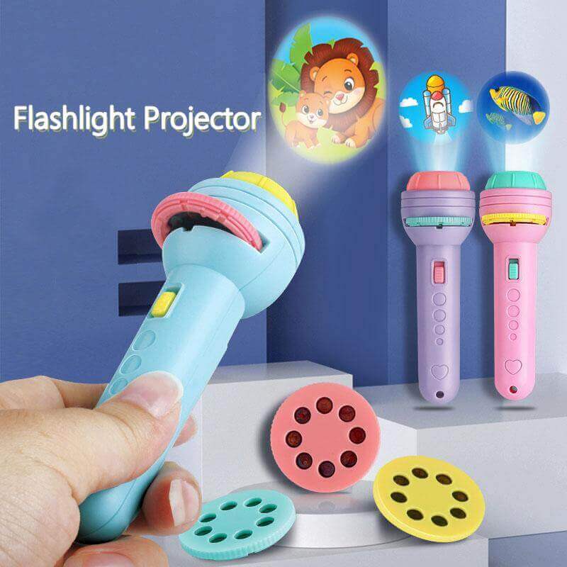 Kids Flashlight Torch Projector