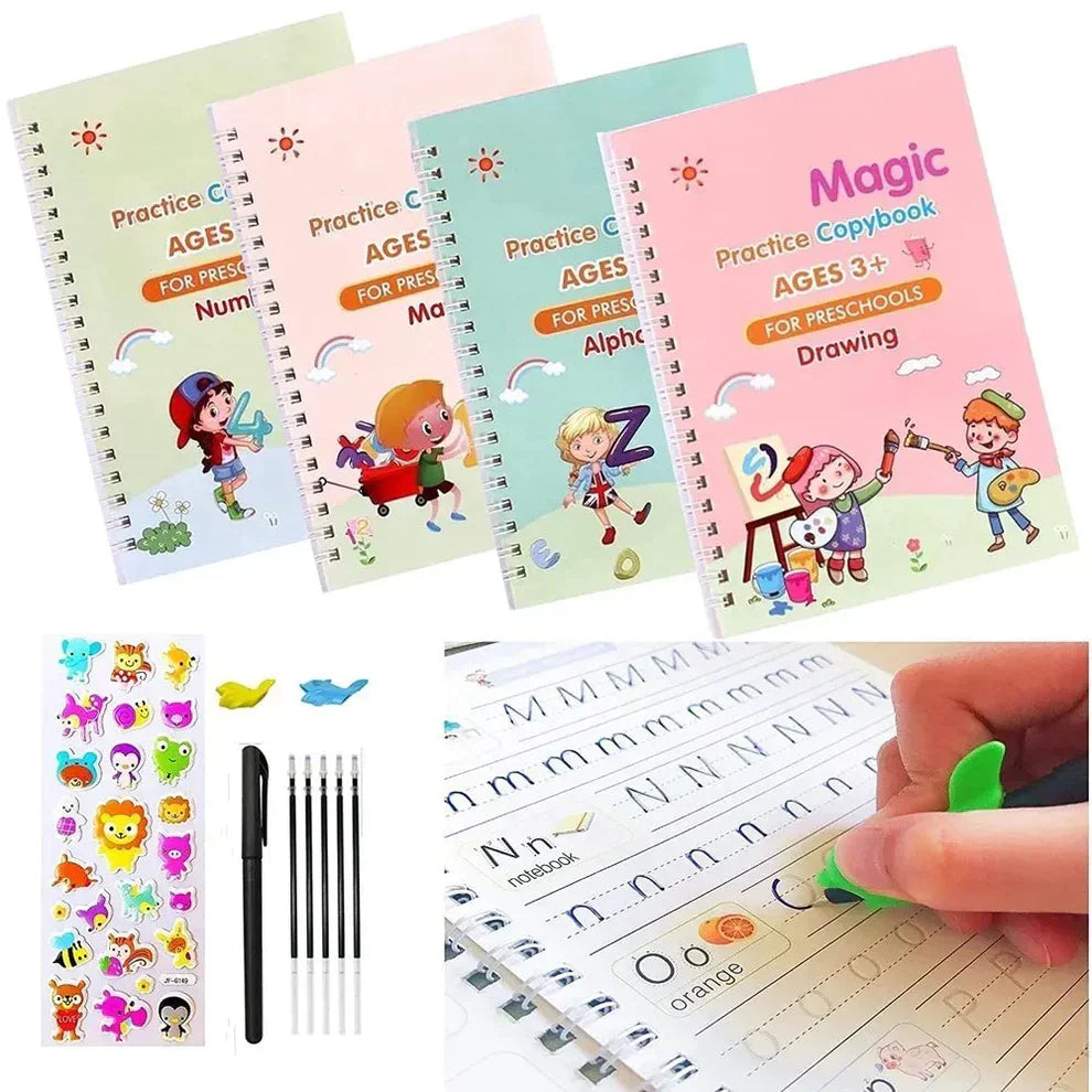 Sank Magic Practice Book for Kids Set of 4