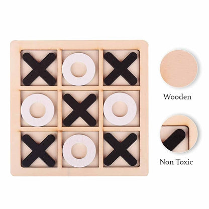 Tic Tac Wooden Game Large