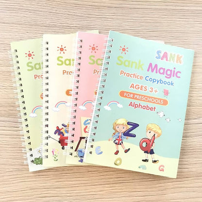 Sank Magic Practice Book for Kids Set of 4