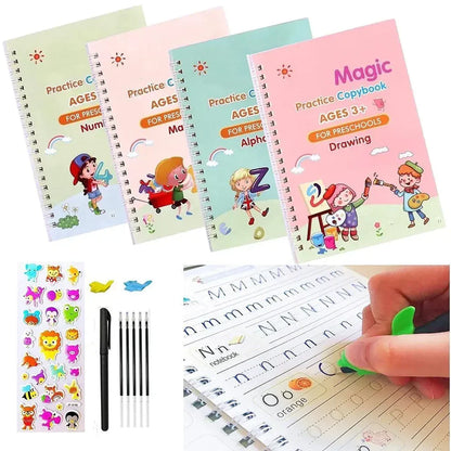 Sank Magic Practice Book for Kids Set of 4